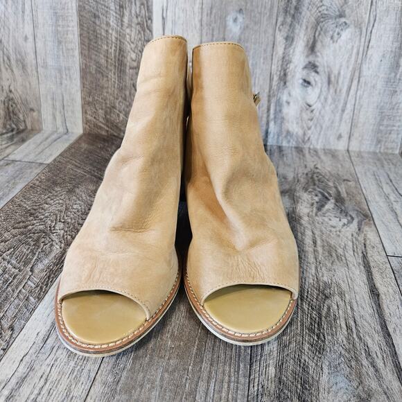 Western Leather Ankle Booties Suede Chinese Laundry Caleb Womens 11 Block Heel - Picture 4 of 16